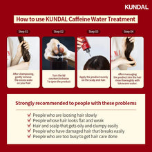 Load image into Gallery viewer, KUNDAL Head Spa &amp; Scalp Scaling Caffeine Water Treatment 100ml