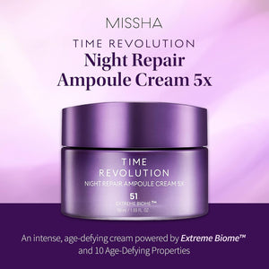 Missha Time Revolution Night Repair Ampoule Cream 5X 50ml