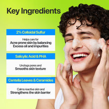 Load image into Gallery viewer, Numbuzin Zero Blemish Clarifying 2% Sulfur Cleansing Foam 150ml