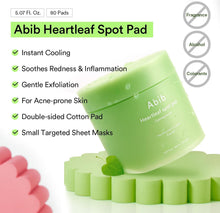 Load image into Gallery viewer, Abib Heartleaf spot pad Calming touch 80EA