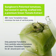 Load image into Gallery viewer, SUNGBOON EDITOR Green Tomato NMN Pore Minimizing Ampoule 40ml