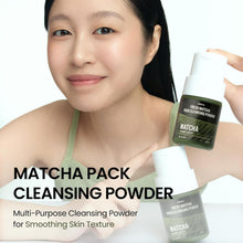 Load image into Gallery viewer, delphyr Fresh Matcha Pack Cleansing Powder 40g