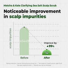 Load image into Gallery viewer, Kundal Matcha &amp; Kale Clarifying Sea Salt Scalp Scrub 200g