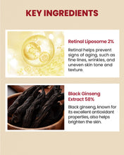 Load image into Gallery viewer, [1+1] KSECRET Retinal Liposome 2% + Black Ginseng 30ml
