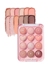 Load image into Gallery viewer, colorgram Pin Point Eyeshadow Palette #01 Peach + Coral
