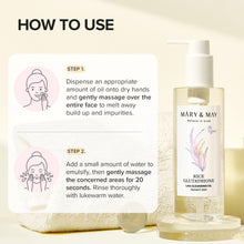 Load image into Gallery viewer, Mary&amp;May Rice Glutathione LHA Cleansing Oil 200ml