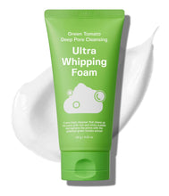 Load image into Gallery viewer, SUNGBOON EDITOR Green Tomato Deep Pore Cleansing Ultra Whipping Foam 120g