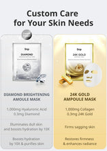 Load image into Gallery viewer, SNP Diamond Brightening Ampoule Mask 25ml*10EA