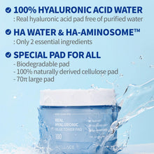 Load image into Gallery viewer, Wellage Real Hyaluronic Blue Toner Pad 70EA