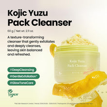 Load image into Gallery viewer, AXIS-Y Kojic Yuzu Pack Cleanser 60g