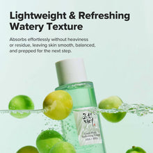 Load image into Gallery viewer, Beauty of Joseon Green Plum Refreshing Toner : AHA + BHA 150ml