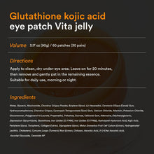Load image into Gallery viewer, Abib Glutathione Kojic Acid Eye Patch Vita Jelly 60EA