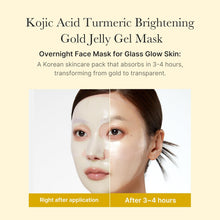 Load image into Gallery viewer, Medicube Kojic Acid Turmeric Gel Mask 2EA