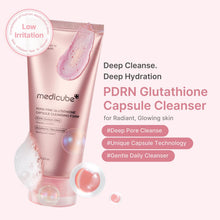 Load image into Gallery viewer, MEDICUBE PDRN Pink Glutathione Capsule Cleansing Foam 120g