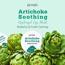 Load image into Gallery viewer, Petitfee Artichoke Soothing Hydrogel Eye Mask 60EA