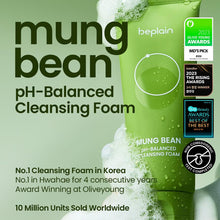 Load image into Gallery viewer, beplain Mung Bean pH-Blanced Cleansing Foam 80ml