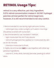 Load image into Gallery viewer, KSECRET Advanced Regenerating Eye Gel Patches #Retinol 60ea