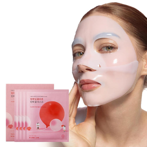 Round Lab Camellia Deep Collagen Firming Gel Mask 4EA