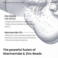 Load image into Gallery viewer, FRANKLY Niacinamide 15% Zinc Beads Serum 30ml
