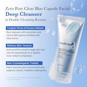 MEDICUBE Zero Pore Clearing Capsule Cleansing Foam 120g