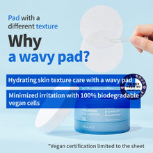 Load image into Gallery viewer, Wellage Real Hyaluronic Blue Toner Pad 70EA