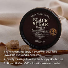 Load image into Gallery viewer, SKINFOOD Black Sugar Mask Wash Off 120g