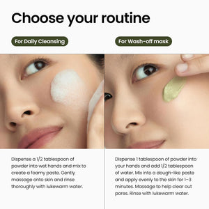 delphyr Fresh Matcha Pack Cleansing Powder 40g