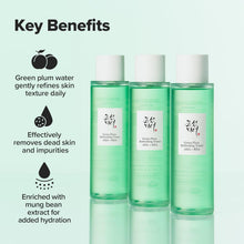Load image into Gallery viewer, Beauty of Joseon Green Plum Refreshing Toner : AHA + BHA 150ml
