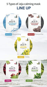 SNP Jeju Rest Green Tea Mask 10EA