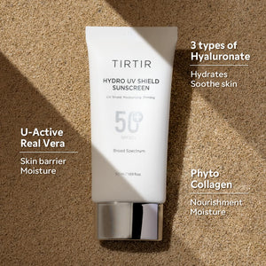 [1+1] TIRTIR Hydro UV Shield Sunscreen SPF50 PA++++ 50ml