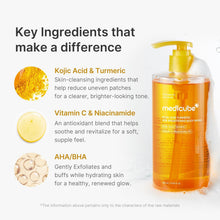 Load image into Gallery viewer, MEDICUBE Kojic Acid Turmeric Brightening Body Wash 400ml