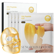Load image into Gallery viewer, Sungboon Editor Silk Peptide EGF Gold Mask 4EA