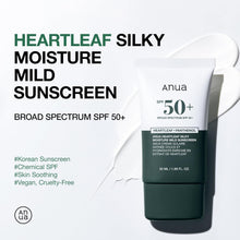 Load image into Gallery viewer, Anua Heartleaf Silky Moisture Sunscreen 50ml