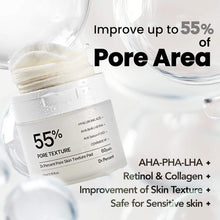 Load image into Gallery viewer, Dr.Percent] Pore 55% Skin Texture Toner Pad 60EA