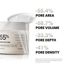 Load image into Gallery viewer, Dr.Percent] Pore 55% Skin Texture Toner Pad 60EA