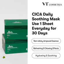 Load image into Gallery viewer, [1+1] VT Cica Daily Soothing Mask Sheet 30EA