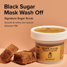 Load image into Gallery viewer, SKINFOOD Black Sugar Mask Wash Off 120g