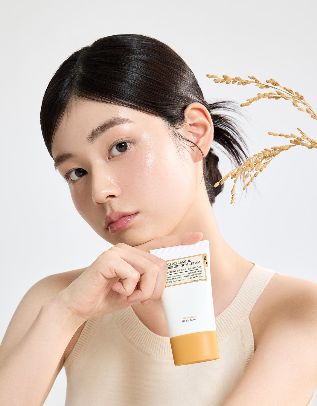 FULLY Rice Ceramide Moisture Sun Cream 50ml