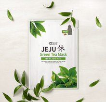 Load image into Gallery viewer, SNP Jeju Rest Green Tea Mask 10EA