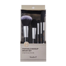 Load image into Gallery viewer, Studio17 Portable Makeup Brush Set