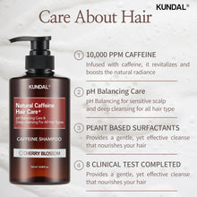 Load image into Gallery viewer, KUNDAL Caffeine Shampoo 500ml #Cherry Blossom