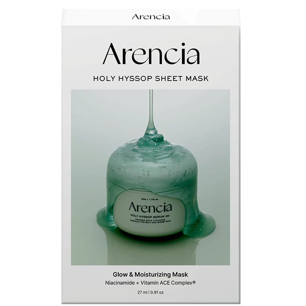 ARENCIA Holy Hyssop Sheet Mask 5EA