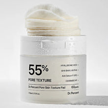Load image into Gallery viewer, Dr.Percent Pore 55% Skin Texture Toner Pad 60EA