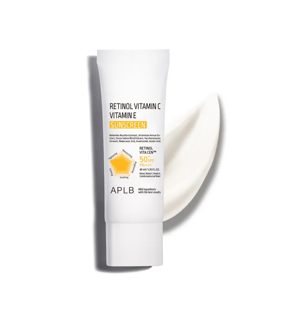 APLB Retinol Vitamin C Vitamin E Sunscreen 40ml