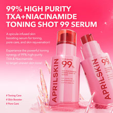 Load image into Gallery viewer, APRILSKIN TXA Niacinamide Toning Shot 99 Spicule Serum 30ml