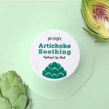 Load image into Gallery viewer, Petitfee Artichoke Soothing Hydrogel Eye Mask 60EA