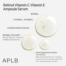 Load image into Gallery viewer, APLB Retinol Vitamin C Vitamin E Ampoule Serum 40ml