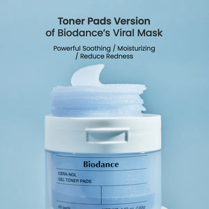 [1+1] Biodance Cera-nol Gel Toner Pad 60EA