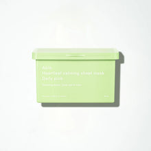 Load image into Gallery viewer, Abib Heartleaf calming sheet mask Daily pick 30EA