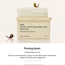 Load image into Gallery viewer, Abib Jericho rose firming sheet mask Daily pick 30EA